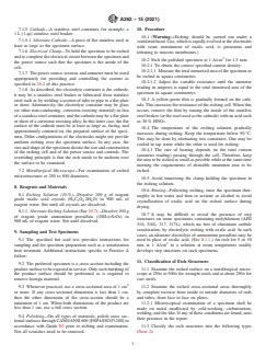 ASTM A262-15(2021) ASTM A262-15(2021) - Standard Practices for Detecting Susceptibility to Intergranular Attack in Austenitic Stainless Steels - Page 3 preview