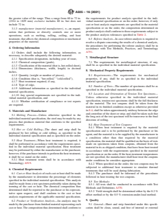 ASTM A505-16(2021) ASTM A505-16(2021) - Standard Specification for Steel, Sheet and Strip, Alloy, Hot-Rolled and Cold-Rolled, General Requirements for - Page 2 preview