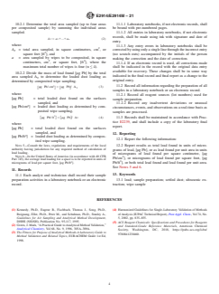 ASTM E2914/E2914M-21 ASTM E2914/E2914M-21 - Standard Practice for Ultrasonic Extraction of Lead from Composited Wipe Samples - Page 4 preview