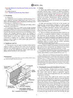 ASTM D2774-21a ASTM D2774-21a - Standard Practice for Underground Installation of Thermoplastic Pressure Piping - Page 2 preview
