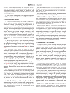 ASTM E2088-06(2021) ASTM E2088-06(2021) - Standard Practice for Selecting, Preparing, Exposing, and Analyzing Witness Surfaces for Measuring Particle Deposition in Cleanrooms and Associated Controlled Environments - Page 3 preview