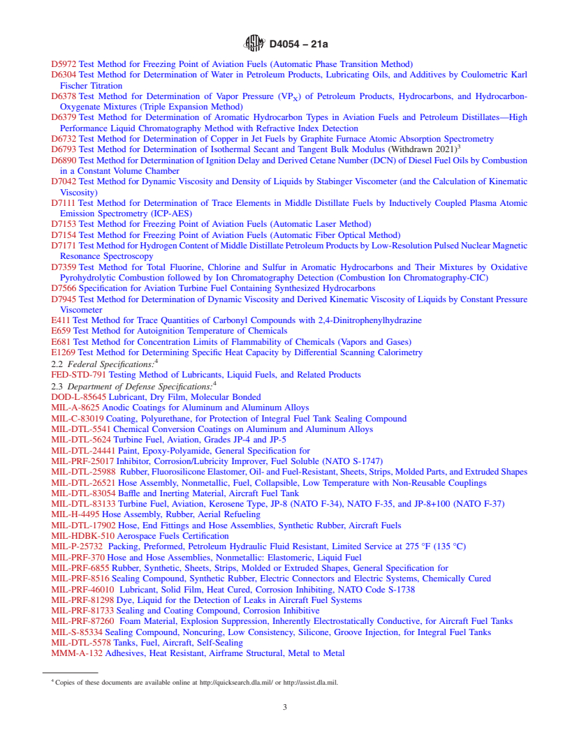 REDLINE ASTM D4054-21a - Standard Practice for Evaluation of New Aviation Turbine Fuels and Fuel Additives