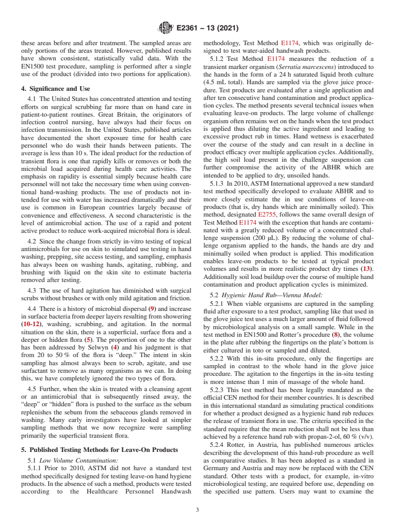 ASTM E2361-13(2021) - Standard Guide for  Testing Leave-On Products Using In-Situ Methods