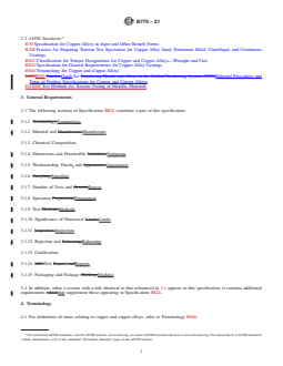 ASTM B770-21 REDLINE ASTM B770-21 - Standard Specification for Copper-Beryllium Alloy Sand Castings for General Applications - Page 2 preview