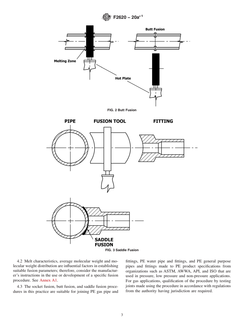 ASTM F2620-20ae1 - Standard Practice for Heat Fusion Joining of Polyethylene Pipe and Fittings