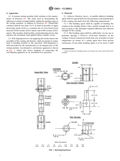 ASTM C633-13(2021) ASTM C633-13(2021) - Standard Test Method for Adhesion or Cohesion Strength of Thermal Spray Coatings - Page 2 preview