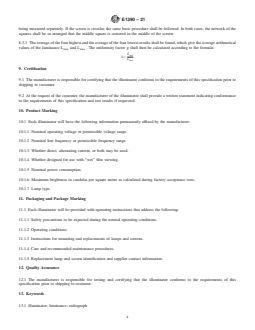 ASTM E1390-21 REDLINE ASTM E1390-21 - Standard Specification for Illuminators Used for Viewing Industrial Radiographs - Page 4 preview