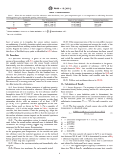 ASTM F955-15(2021) ASTM F955-15(2021) - Standard Test Method for Evaluating Heat Transfer Through Materials for Protective Clothing Upon Contact with Molten Substances - Page 4 preview