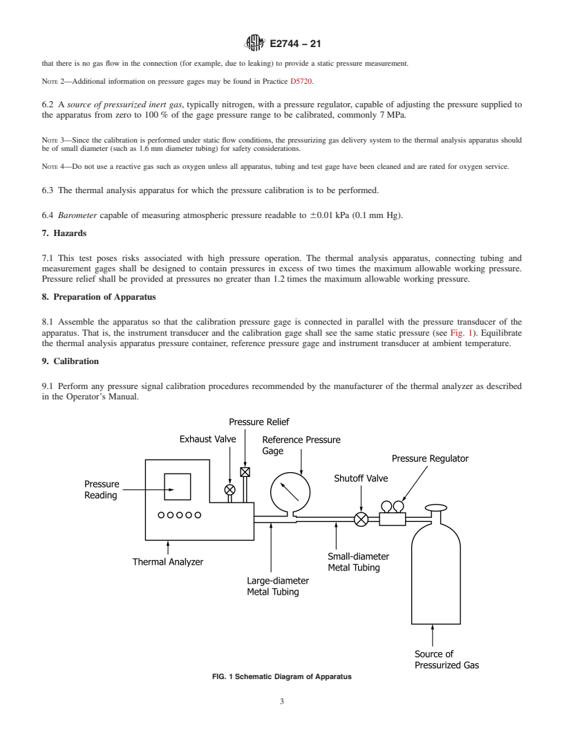 REDLINE ASTM E2744-21 - Standard Test Method for  Pressure Calibration of Thermal Analyzers