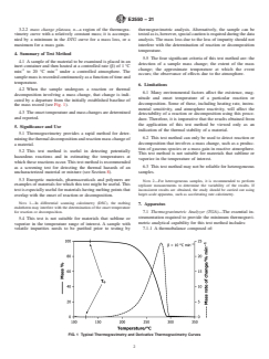ASTM E2550-21 ASTM E2550-21 - Standard Test Method for Thermal Stability by Thermogravimetry - Page 2 preview