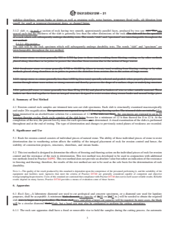 ASTM D5312/D5312M-21 REDLINE ASTM D5312/D5312M-21 - Standard Test Method for Evaluation of Durability of Rock for Erosion Control Under Freezing and Thawing Conditions - Page 3 preview