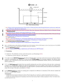 ASTM E1001-21 REDLINE ASTM E1001-21 - Standard Practice for Detection and Evaluation of Discontinuities by the Immersed Pulse-Echo Ultrasonic Method Using Longitudinal Waves - Page 2 preview