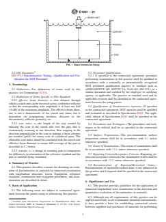 ASTM E1001-21 ASTM E1001-21 - Standard Practice for Detection and Evaluation of Discontinuities by the Immersed Pulse-Echo Ultrasonic Method Using Longitudinal Waves - Page 2 preview