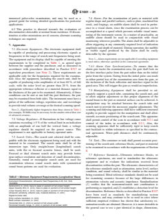 ASTM E1001-21 ASTM E1001-21 - Standard Practice for Detection and Evaluation of Discontinuities by the Immersed Pulse-Echo Ultrasonic Method Using Longitudinal Waves - Page 3 preview