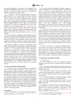 ASTM E1001-21 ASTM E1001-21 - Standard Practice for Detection and Evaluation of Discontinuities by the Immersed Pulse-Echo Ultrasonic Method Using Longitudinal Waves - Page 4 preview