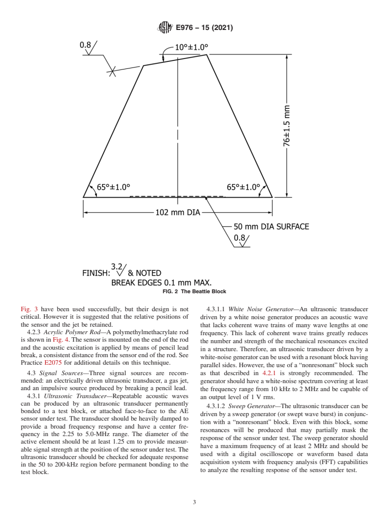 ASTM E976-15(2021) - Standard Guide for  Determining the Reproducibility of Acoustic Emission Sensor  Response