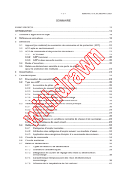IEC 60947-6-2:2002+AMD1:2007 CSV - Low-voltage switchgear and controlgear - Part 6-2: Multiple function equipment - Control and protective switching devices (or equipment) (CPS)
Released:3/30/2007
Isbn:2831890535 - Page 4 preview