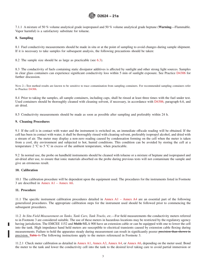 ASTM D2624-21a - Standard Test Methods for Electrical Conductivity of ...