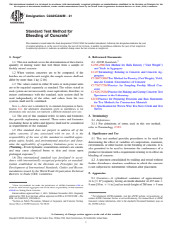 ASTM C232/C232M-21 ASTM C232/C232M-21 - Standard Test Method for Bleeding of Concrete - Page 1 preview