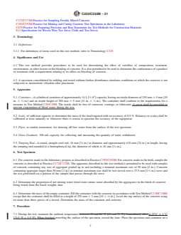 ASTM C232/C232M-21 REDLINE ASTM C232/C232M-21 - Standard Test Method for Bleeding of Concrete - Page 2 preview