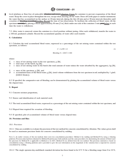 ASTM C232/C232M-21 REDLINE ASTM C232/C232M-21 - Standard Test Method for Bleeding of Concrete - Page 3 preview
