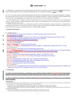 ASTM F3389/F3389M-21 REDLINE ASTM F3389/F3389M-21 - Standard Test Method for Assessing the Safety of Small Unmanned Aircraft Impacts - Page 2 preview