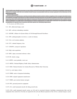 ASTM F3389/F3389M-21 REDLINE ASTM F3389/F3389M-21 - Standard Test Method for Assessing the Safety of Small Unmanned Aircraft Impacts - Page 4 preview