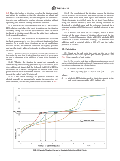ASTM D8126-21 ASTM D8126-21 - Standard Test Method for Efficient Basicity Determination by Potentiometric Hydrochloric Acid Titration - Page 4 preview
