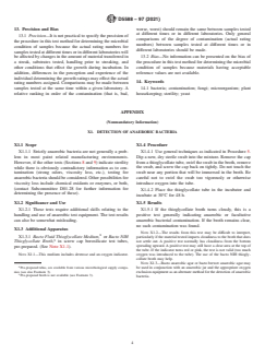 ASTM D5588-97(2021) ASTM D5588-97(2021) - Standard Test Method for Determination of the Microbial Condition of Paint, Paint Raw Materials, and Plant Areas - Page 4 preview