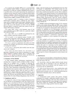 ASTM F3407-21 ASTM F3407-21 - Standard Test Method for Respirator Fit Capability for Negative-Pressure Half-Facepiece Particulate Respirators - Page 2 preview