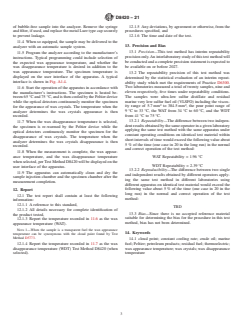ASTM D8420-21 ASTM D8420-21 - Standard Test Method for Wax Appearance Temperature and Wax Disappearance Temperature of Petroleum Products and Liquid Fuels - Page 3 preview