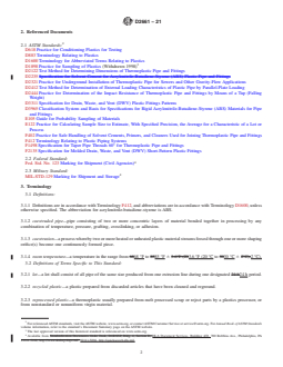 ASTM D2661-21 REDLINE ASTM D2661-21 - Standard Specification for Acrylonitrile-Butadiene-Styrene (ABS) Schedule 40 Plastic Drain, Waste, and Vent Pipe and Fittings - Page 2 preview