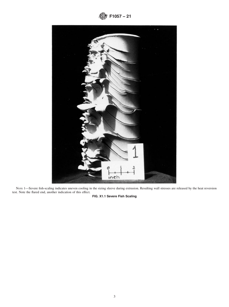 ASTM F1057-21 - Standard Practice for  Estimating the Quality of Extruded Poly (Vinyl Chloride) (PVC)   Pipe by the Heat Reversion Technique