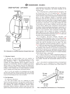 ASTM D5405/D5405M-98(2021) ASTM D5405/D5405M-98(2021) - Standard Test Method for Conducting Time-to-Failure (Creep-Rupture) Tests of Joints Fabricated from Nonbituminous Organic Roof Membrane Material - Page 3 preview