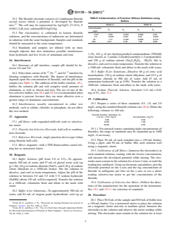 ASTM D1179-16(2021)e1 ASTM D1179-16(2021)e1 - Standard Test Methods for Fluoride Ion in Water - Page 4 preview
