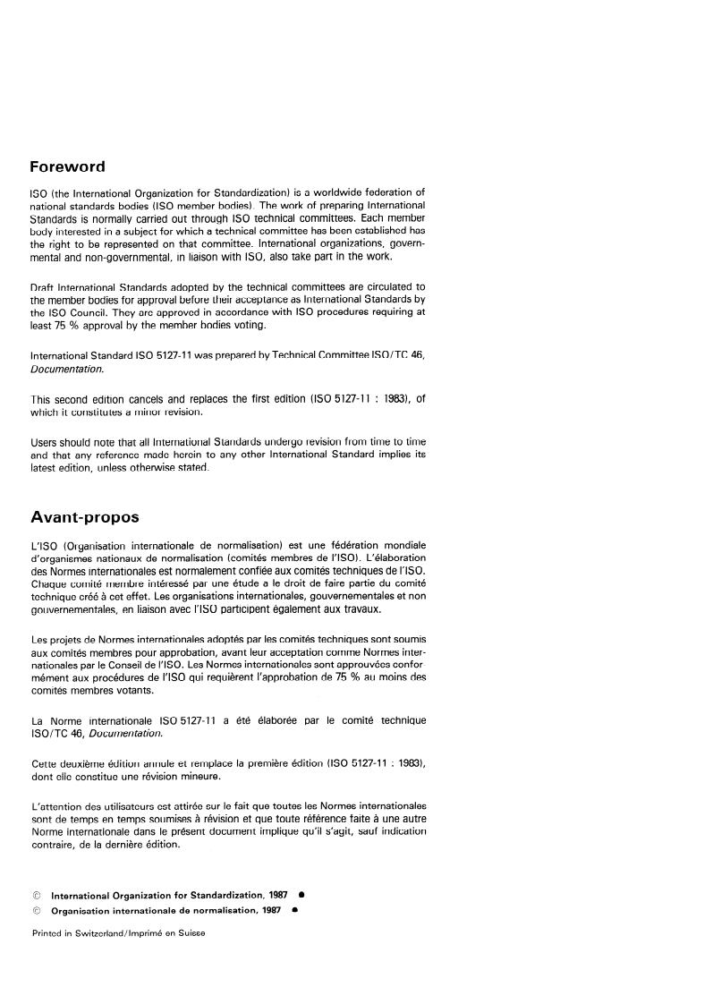 ISO 5127-11:1987 ISO 5127-11:1987 - Page 2 preview