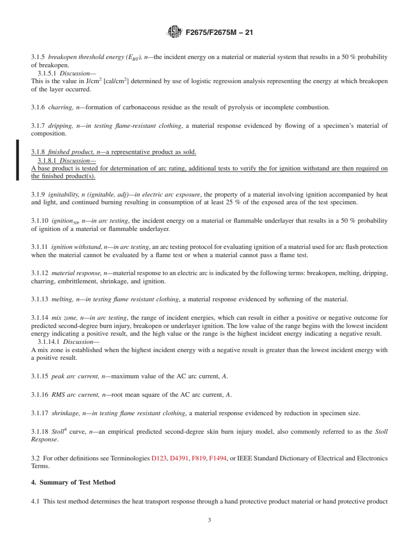 ASTM F2675/F2675M-21 - Standard Test Method for Determining Arc Ratings ...