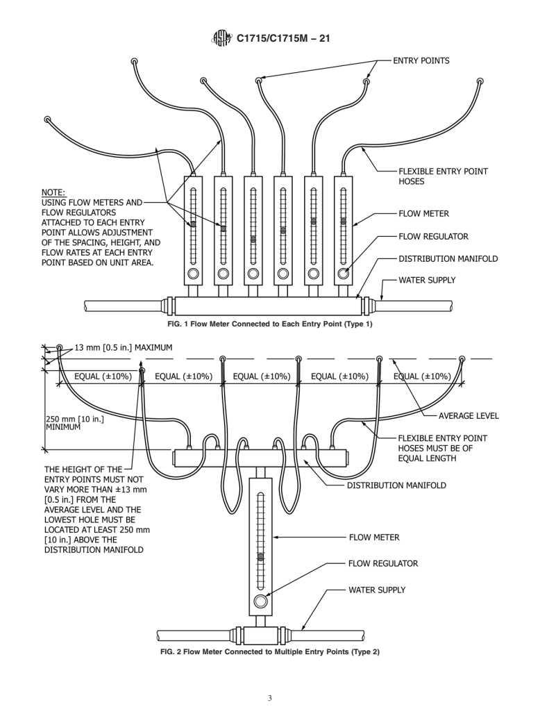 ASTM C1715/C1715M-21 - Standard Test Method for  Evaluation of Water Leakage Performance of Masonry Wall Drainage  Systems