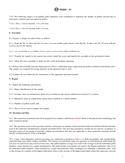 ASTM D5230-21 REDLINE ASTM D5230-21 - Standard Test Method for Carbon Black—Automated Individual Pellet Hardness