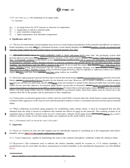 REDLINE ASTM F1980-21 - Standard Guide for  Accelerated Aging of Sterile Barrier Systems and Medical Devices