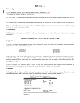 ASTM C778-21 REDLINE ASTM C778-21 - Standard Specification for Standard Sand - Page 2 preview