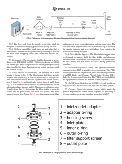 ASTM D7650-21 - Standard Practice for   Sampling of Particulate Matter in High Pressure Gaseous Fuels  with an In-Stream Filter
