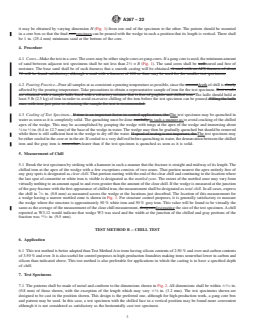 ASTM A367-22 REDLINE ASTM A367-22 - Standard Test Methods for Chill Testing of Cast Iron - Page 3 preview