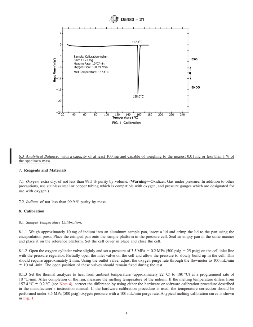 REDLINE ASTM D5483-21 - Standard Test Method for  Oxidation Induction Time of Lubricating Greases by Pressure   Differential Scanning Calorimetry