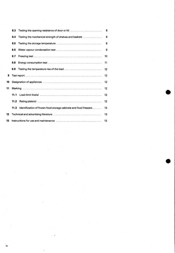 ISO 5155:1983 ISO 5155:1983 - Household frozen food storage cabinets and food freezers -- Essential characteristics and test methods - Page 4 preview