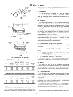 ASTM C736-12(2022) ASTM C736-12(2022) - Standard Test Method for Extension-Recovery and Adhesion of Latex Sealants - Page 2 preview