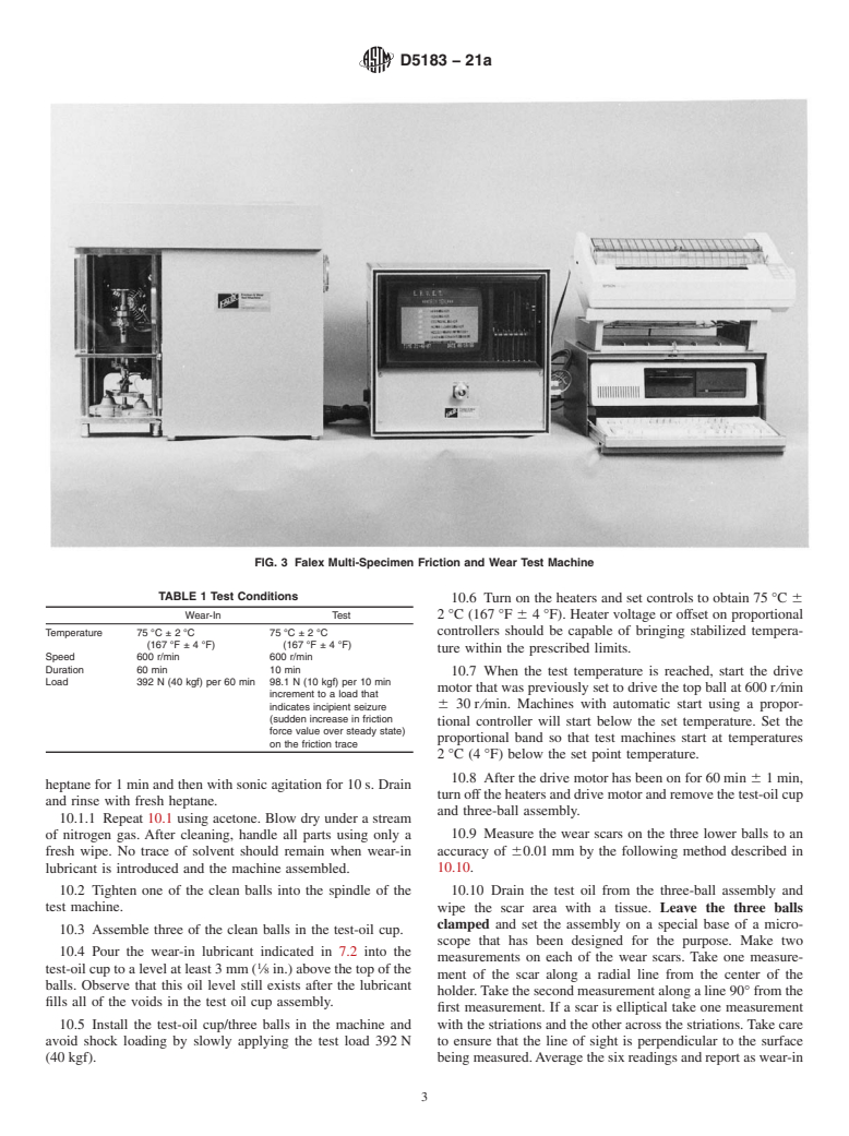 ASTM D5183-21a - Standard Test Method for  Determination of the Coefficient of Friction of Lubricants  Using the Four-Ball Wear Test Machine