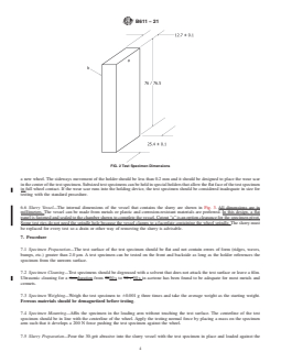 ASTM B611-21 REDLINE ASTM B611-21 - Standard Test Method for Determining the High Stress Abrasion Resistance of Hard Materials - Page 4 preview