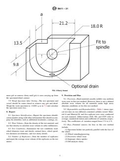 ASTM B611-21 ASTM B611-21 - Standard Test Method for Determining the High Stress Abrasion Resistance of Hard Materials - Page 4 preview