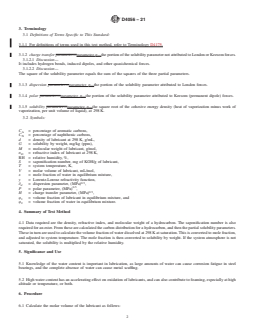ASTM D4056-21 REDLINE ASTM D4056-21 - Standard Test Method for Estimation of Solubility of Water in Hydrocarbon and Aliphatic Ester Lubricants - Page 2 preview